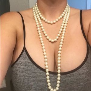 Faux pearls from Nordstrom